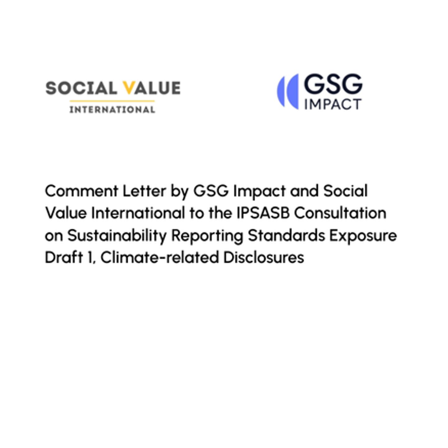 Comment Letter To The IPSASB