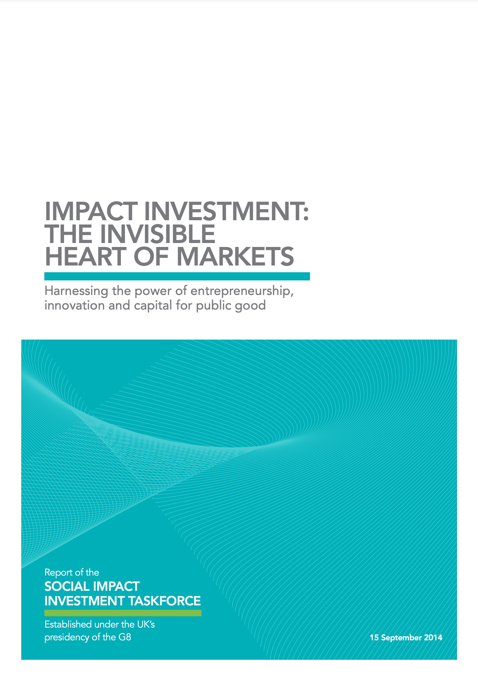 Impact Investment Invisible Heart Of Markets