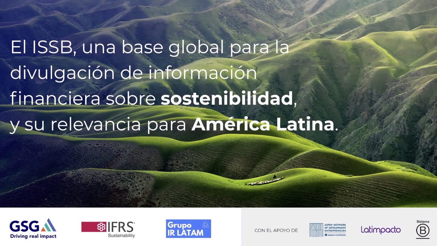 Webinar The Inaugural IFRS´ ISSB Standards